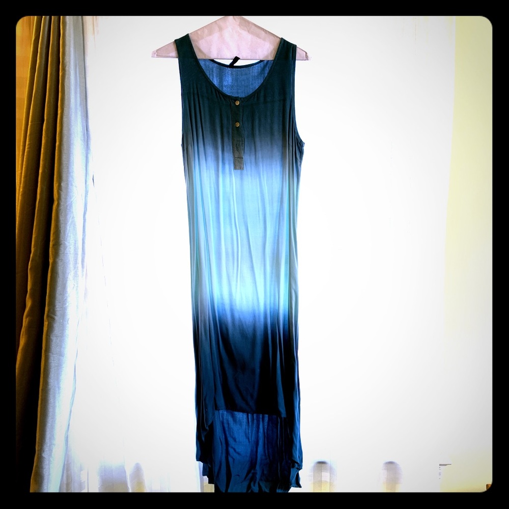 Lapis High Low Dress